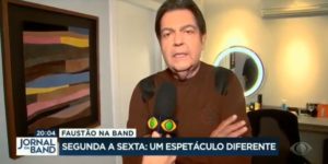 Faustão mandou indireta para a Globo na Band (Foto: Reprodução)