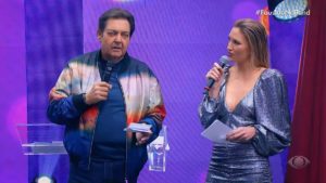 Faustão e Anne Lottermann - Foto: Reprodução