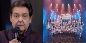 Faustão e o time de bailarinas (Foto: Divulgação)