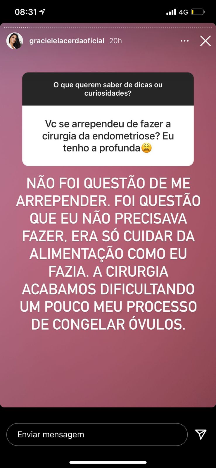 Graciele Lacerda fala sobre procedimento para engravidar de Zezé e detona arrependimento: "Eu não precisava"