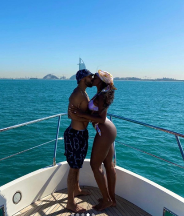 IZA e o maridão Sérgio Santos em clima de romance (Foto: Reprodução/ Instagram)