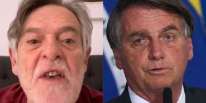 José de Abreu e Bolsonaro não se dão bem - Foto: Reprodução