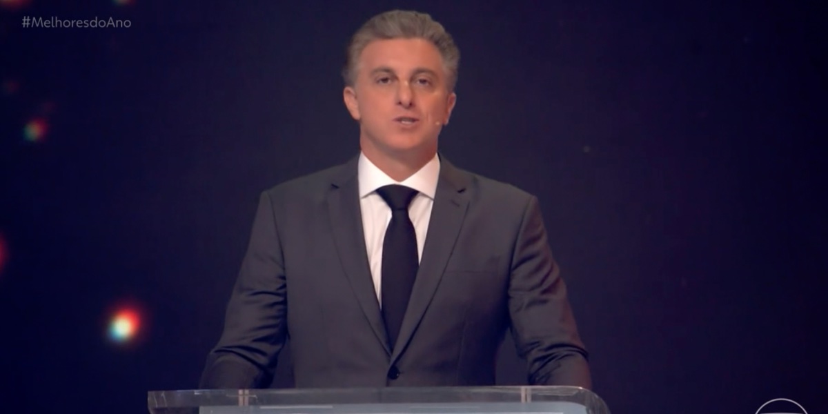 Luciano Huck foi "exposto" no Domingão da Globo (Foto: Reprodução)