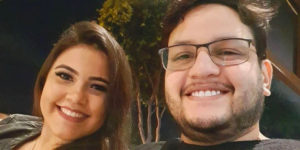 Maurílio e sua esposa, quando ele estava vivo (Foto: Reprodução)