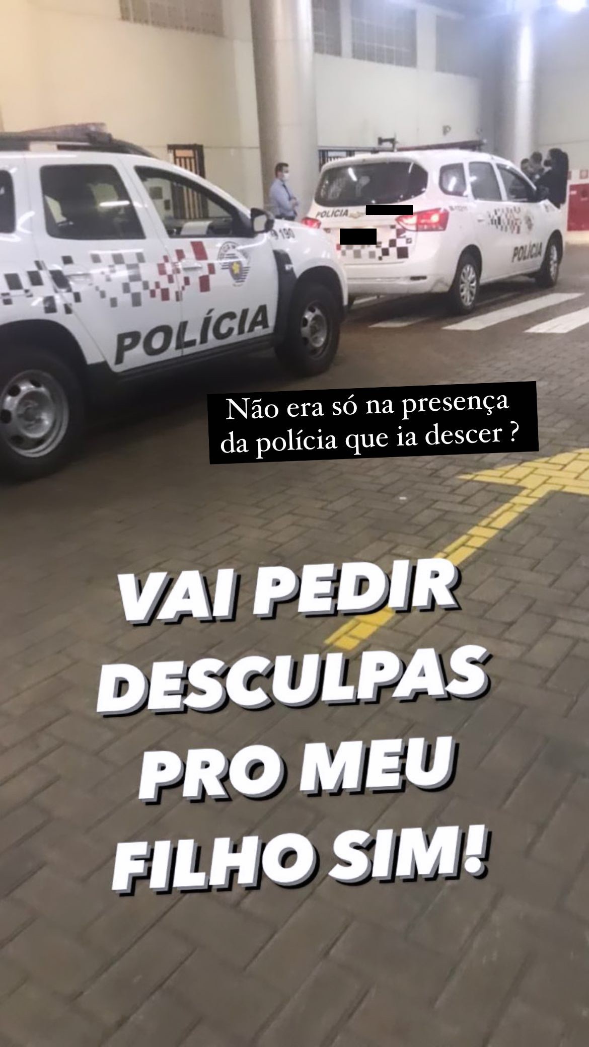 Medrado chamou a polícia (Foto: Reprodução) 