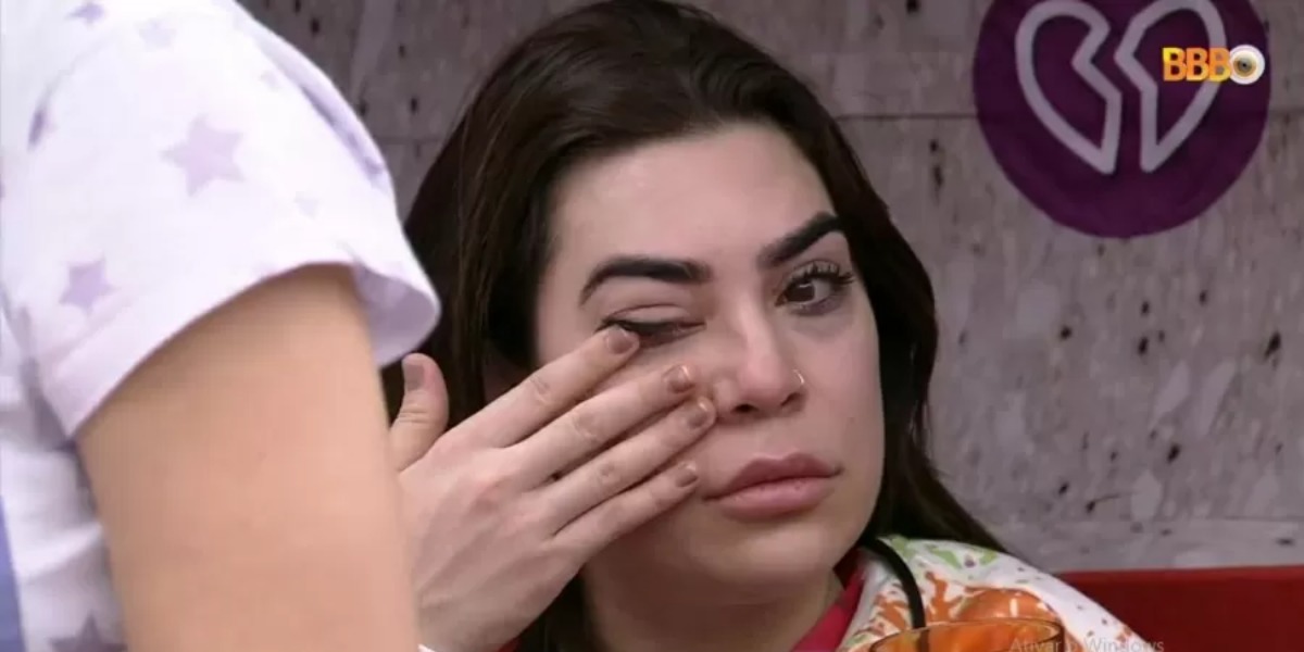 Naiara Azevedo voltou a causar no BBB22 e não se aguentou (Foto: Reprodução)