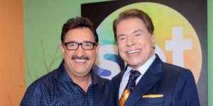 Ratinho e Silvio Santos (Foto: Reprodução)