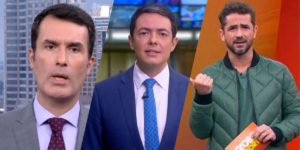 Alan Severiano foi superado por Andreoli e passou sufoco com Turci (Montagem: TV Foco)