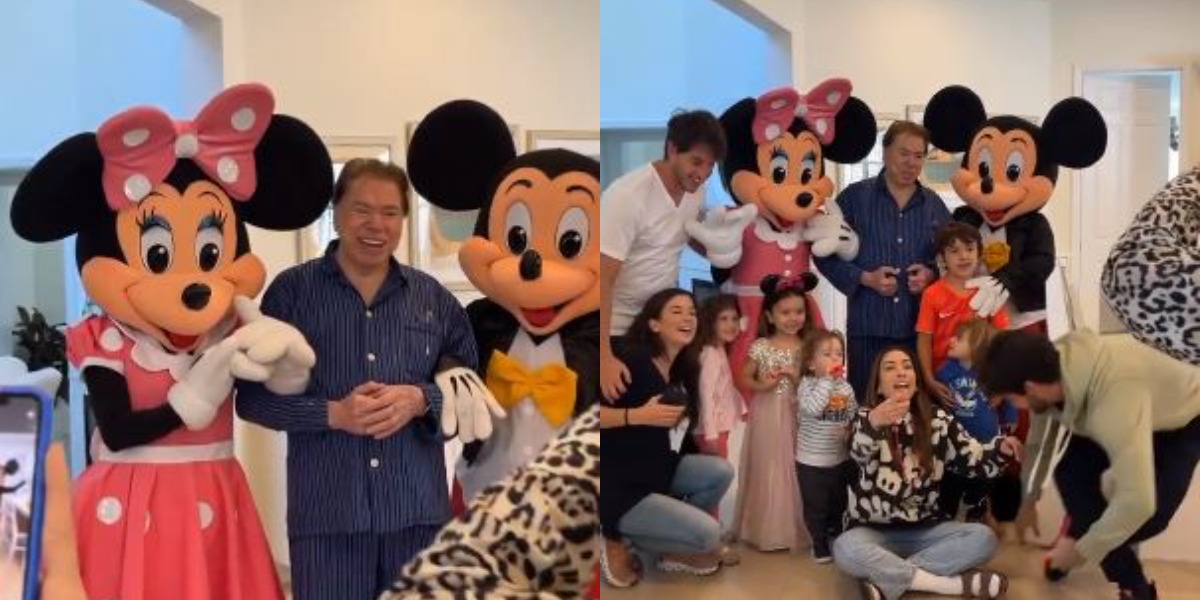 Silvio Santos teve mansão em Orlando invadida por Mickey e Minnie (Foto: Reprodução/Instagram)