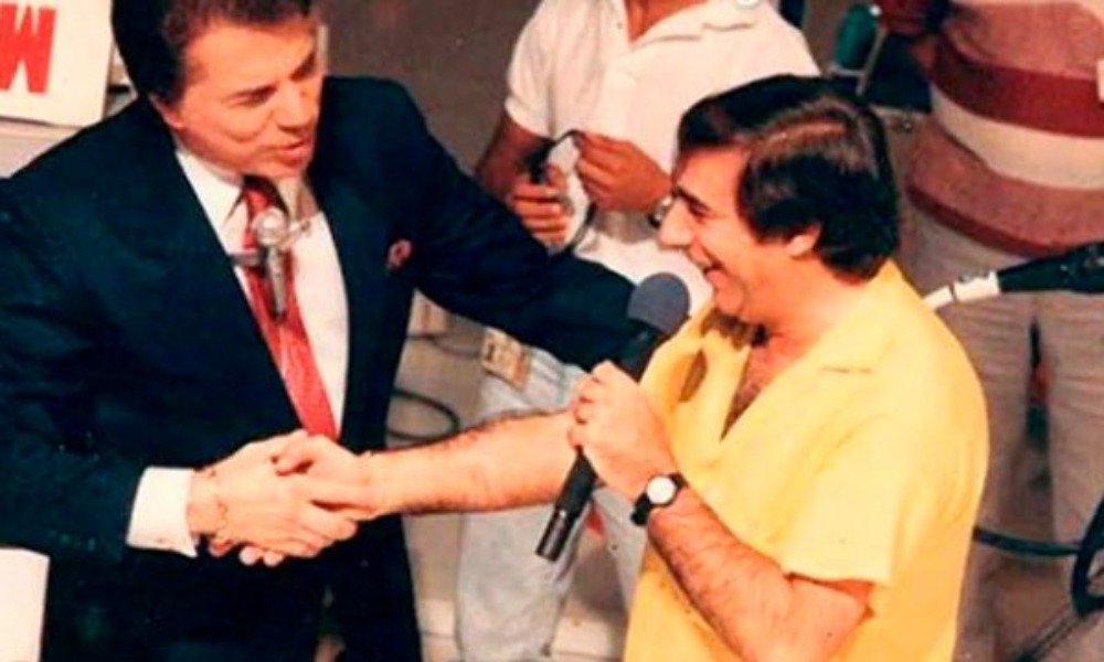 Silvio Santos e Lombardi (Foto: Reprodução/SBT)