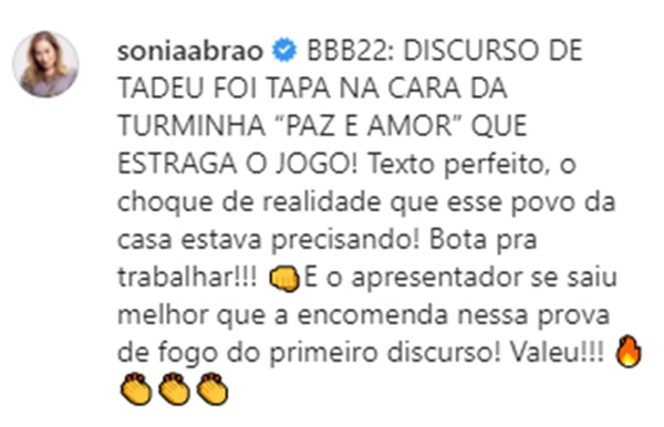 (Reprodução/Instagram)