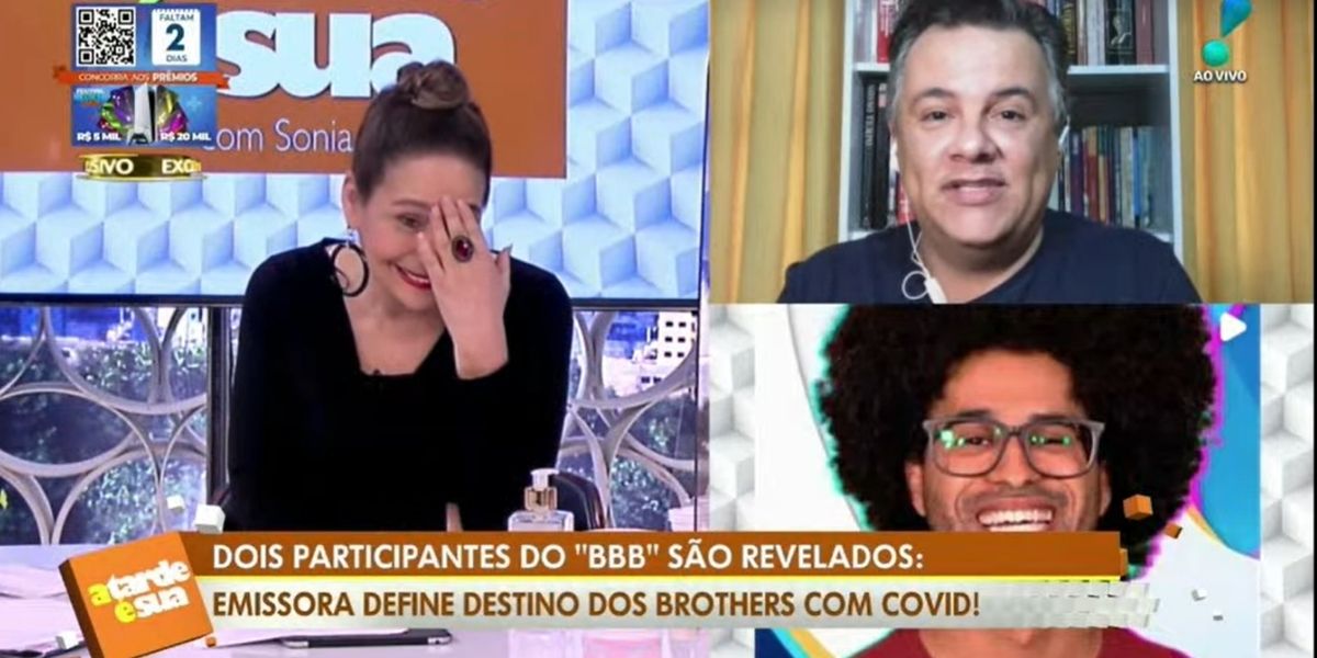 Sonia Abrão vê A Tarde é Sua ser interrompido por algazarra na RedeTV! e dispara: "Uma ambulância"