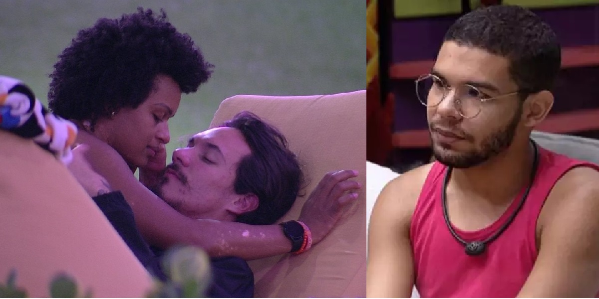 BBB22: Clima esquenta entre o casal Natália e Eli Viny (Foto: Divulgação)