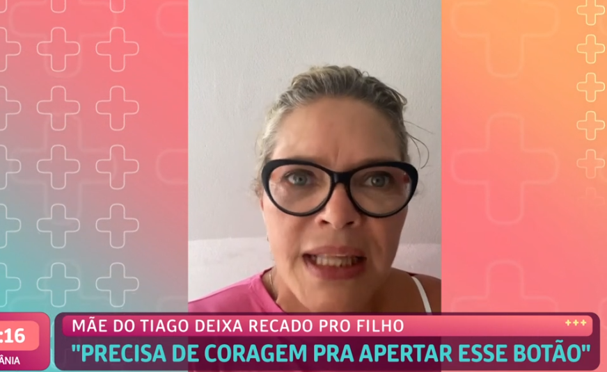 Cintia Abravanel surgiu em vídeo no Mais Você- Foto: Reprodução-Globo