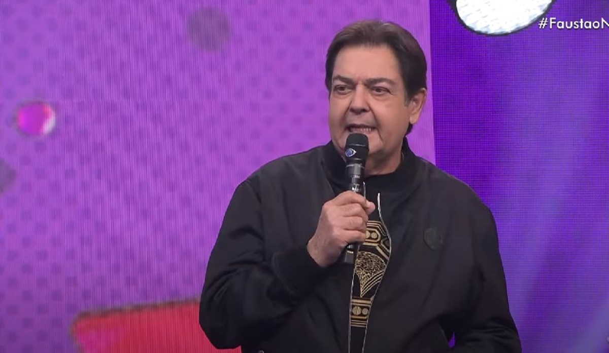 Faustão protagonizou um momento emocionante em seu programa na Band