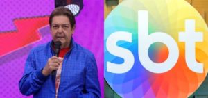 Faustão receberá uma das estrelas do SBT nesta segunda-feira, na Band- Foto: Montagem