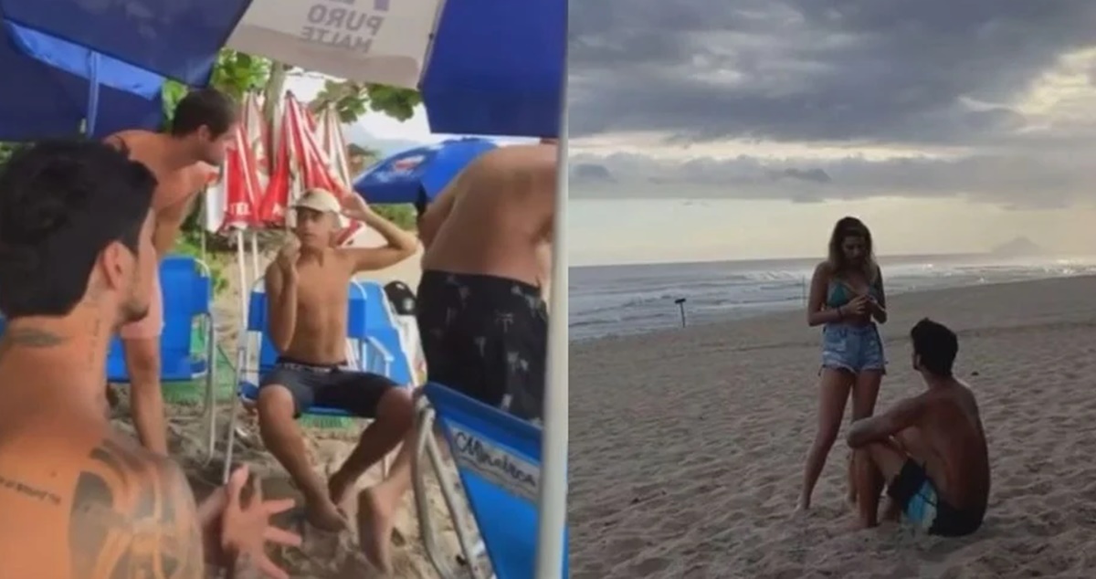 Gabriel Medina tem curtido a boa fase de solteio e já foi flagrado com os amigos em praia de Maresias (Foto: Reprodução/ Instagram)