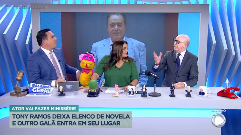 Gottino e Fabiola falaram sobre Tony Ramos na Hora da Venenos