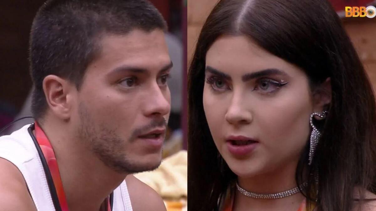 BBB22: Para Eliezer, o Paredão ideal é Arthur Aguiar x Jade Picon (Foto: Reprodução)