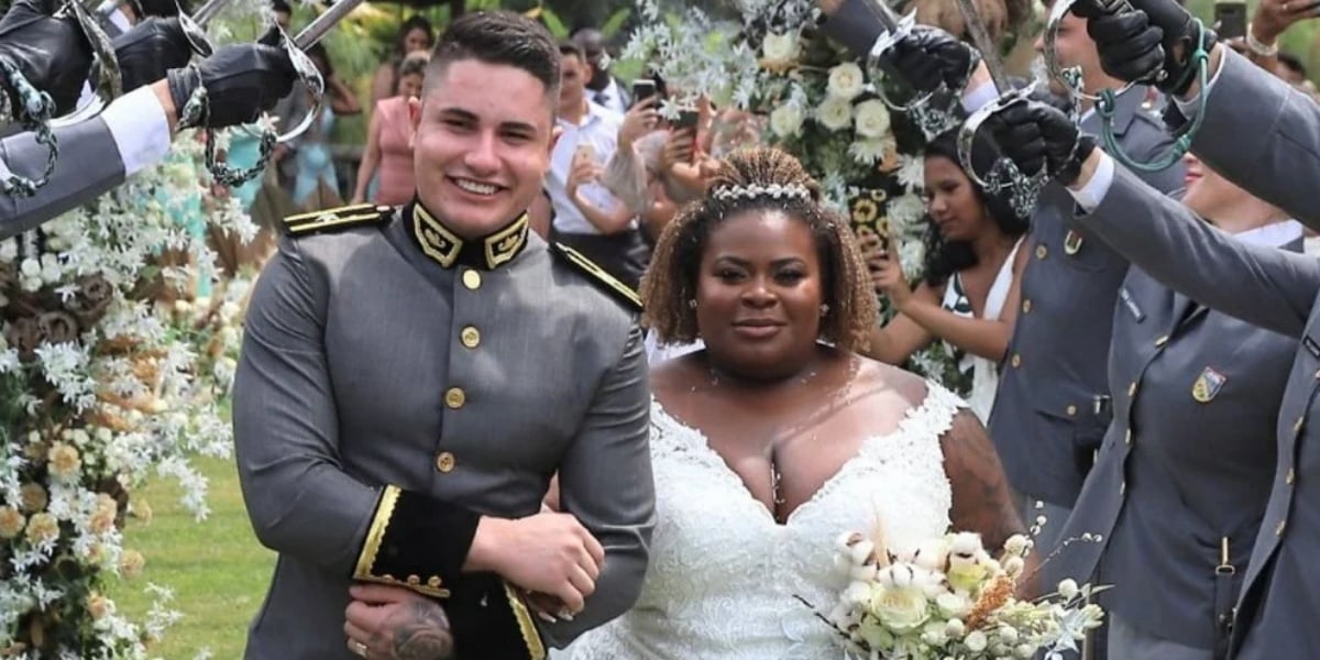 Jojo Todynho em casamento com Lucas Souza (Foto: Reprodução)