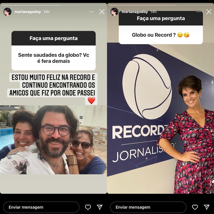 Mariana Godoy respondeu seus seguidores na caixinha do instagram