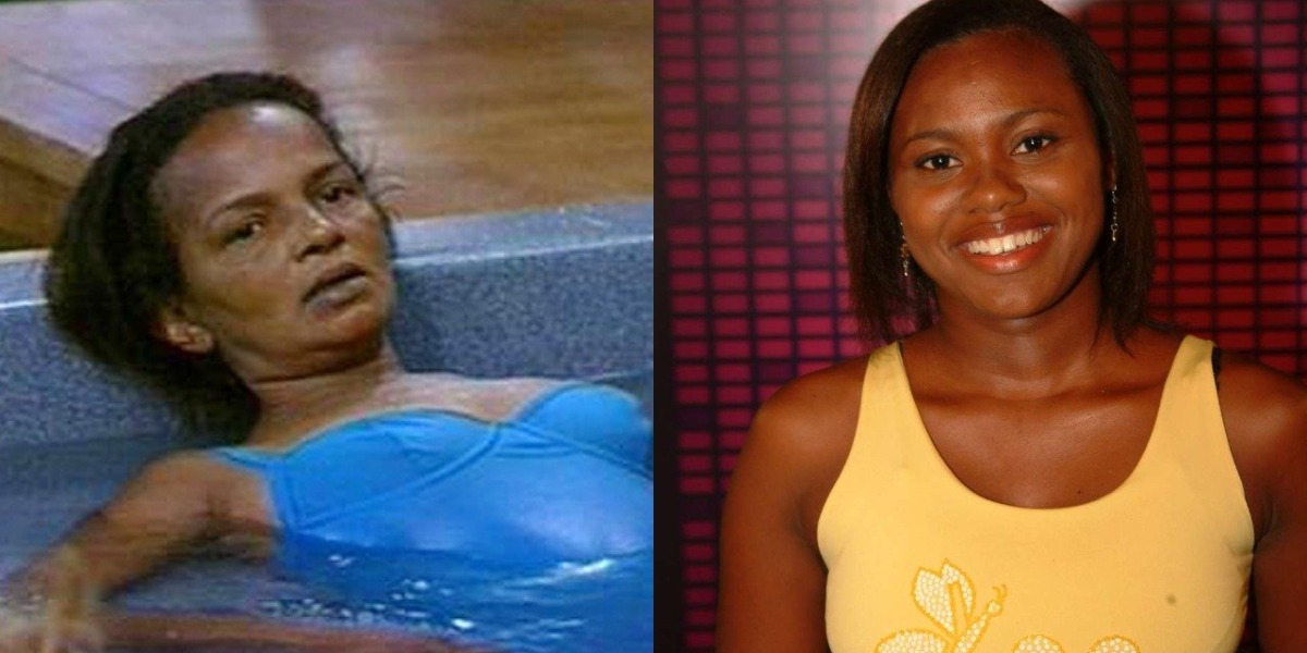 Marielza Souza sofreu AVC no “BBB 5” e foi substituída por Aline X9 (Foto ReproduçãoTV Globo)