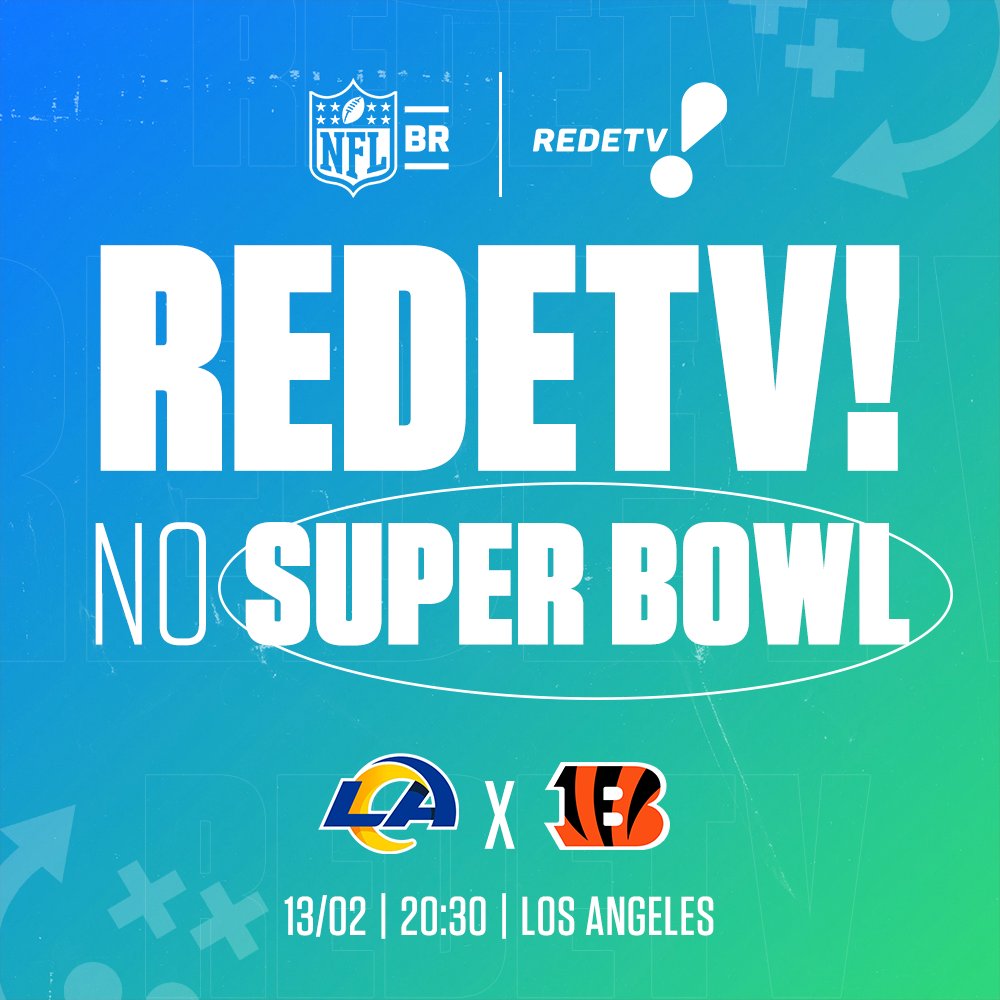 RedeTV anunciou o SuperBowl, a final da NFL