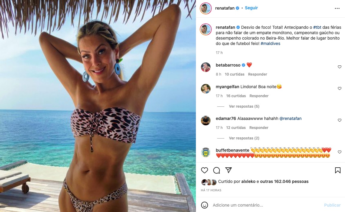 Renata Fan posta foto de biquíni e fãs enlouquecem - Reprodução