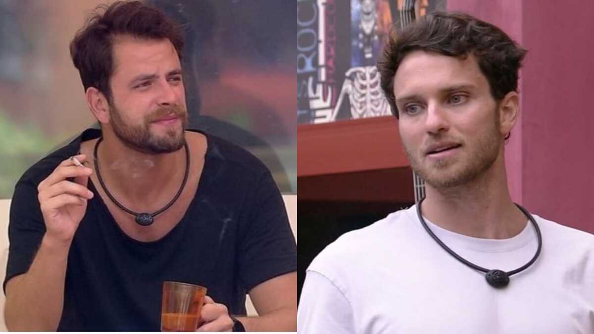 BBB22: Lucas tem conversa com Gustavo (Foto: Reprodução/Montagem)