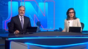 William Bonner e Renata Vasconcellos no Jornal Nacional - Foto: Reprodução