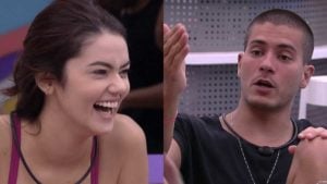 BBB22: Eslovênia e Arthur Aguiar discutem na madrugada (Foto: Reprodução)