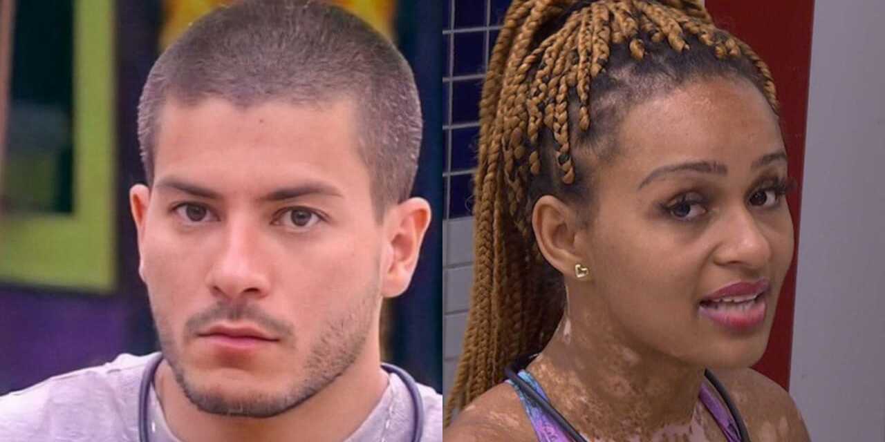 BBB22: Arthur Aguiar dispara falas machistas sobre Natália (Foto: Reprodução/Montagem)