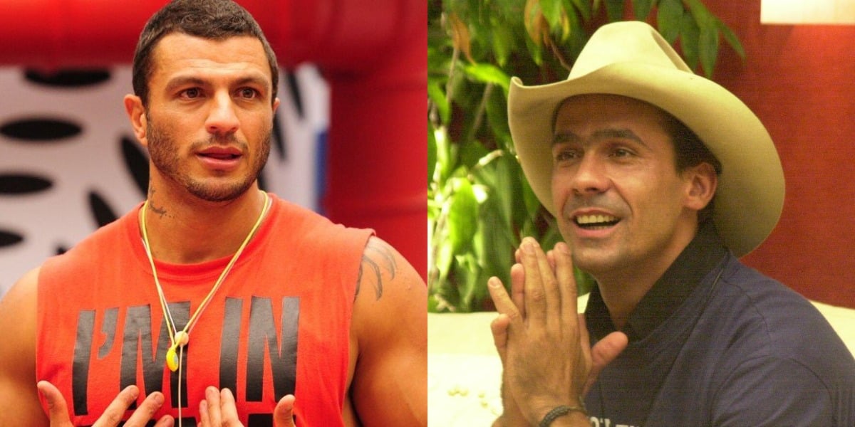 Kléber Bambam e Rodrigo Cowboy foram os primeiros vencedores do "BBB" (Foto: Divulgação/TV Globo)