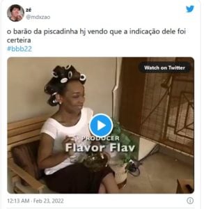 Internautas reagiram ao fato do líder ter indicado Brunna e ela ter sido eliminada (Foto: Reprodução / Twitter)