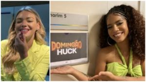 Bárbara Heck e Maria são as ex-BBBs convidadas deste domingo na atração de Luciano Huck (Divulgação/TV Globo/ Montagem)