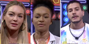 Bárbara, Natália e Arthur estão no paredão do BBB22