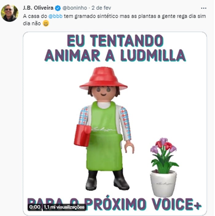 Boninho dá alfinetada em Brunna e Ludmilla no Twitter (Reprodução)