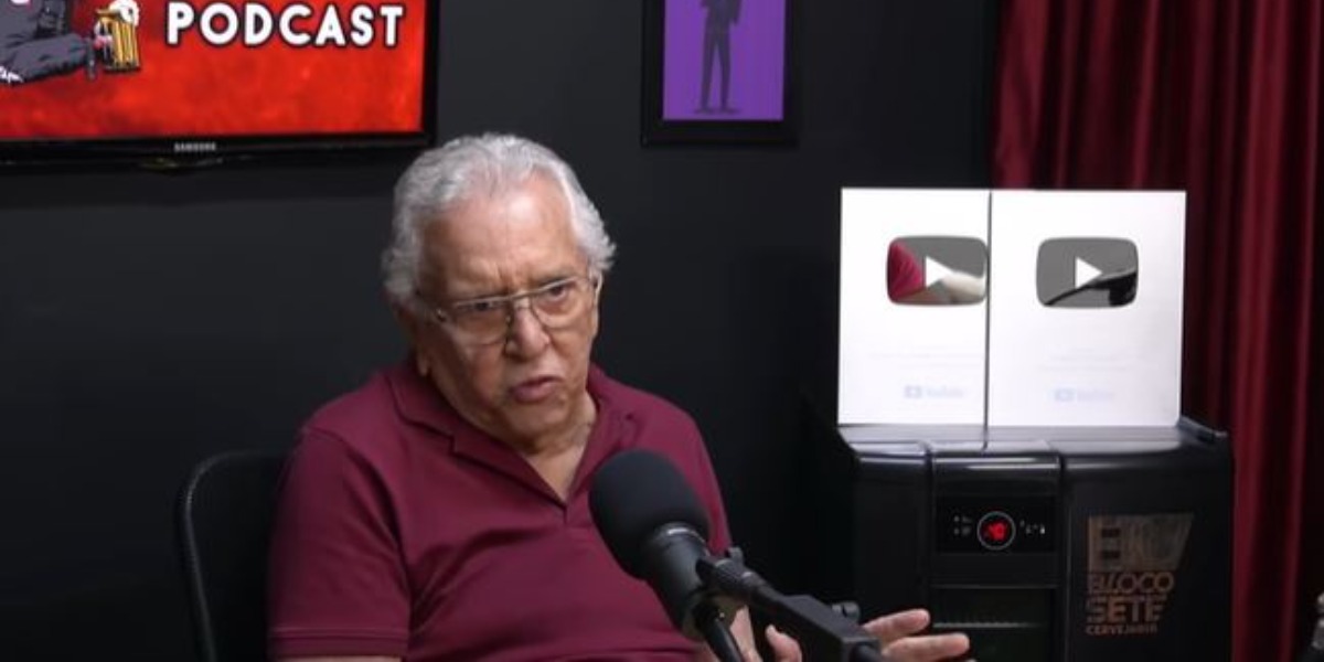 Carlos Alberto de Nóbrega no "Planeta Podcast" (Foto: Reprodução/YouTube)