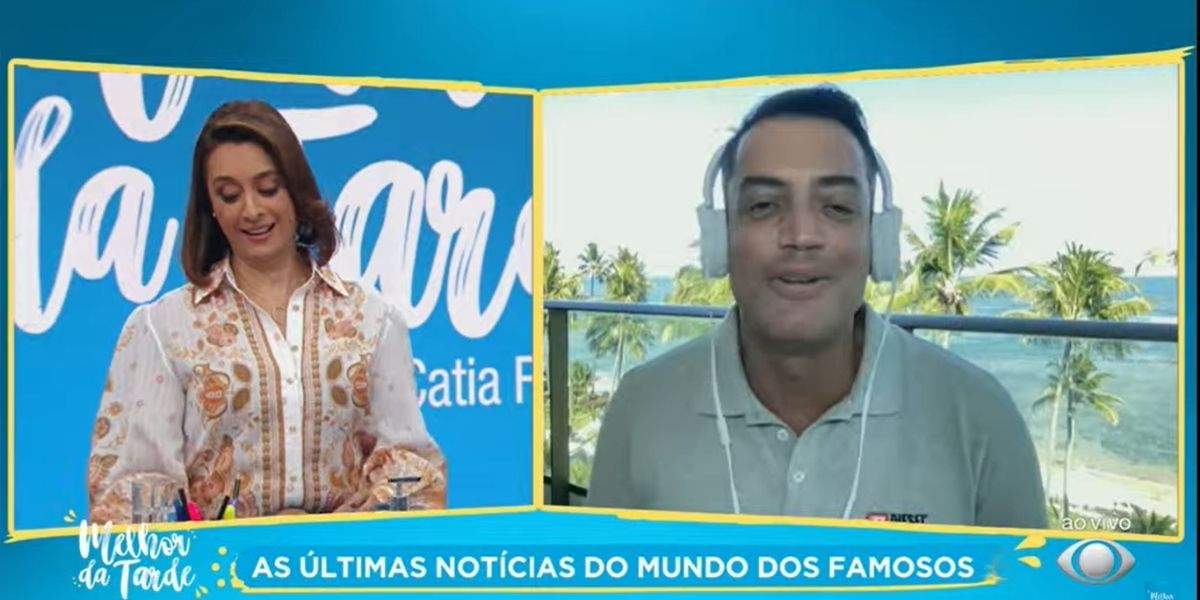 Colunista de Catia Fonseca deixa o MDT, é substituído às pressas e apresentadora expõe motivo: "Infelizmente"