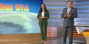 Chico Pinheiro e Ana Paula Araújo no Bom Dia Brasil (Foto: Reprodução/Globo)