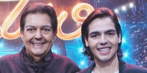 Faustão e o filho, João Guilherme (Foto: Reprodução)