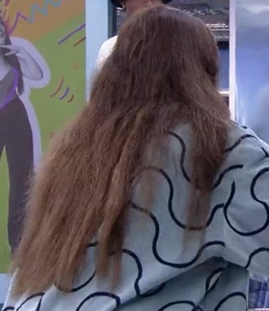 BBB22: Cabelo de Jade Picon pede socorro (Foto: Reprodução)