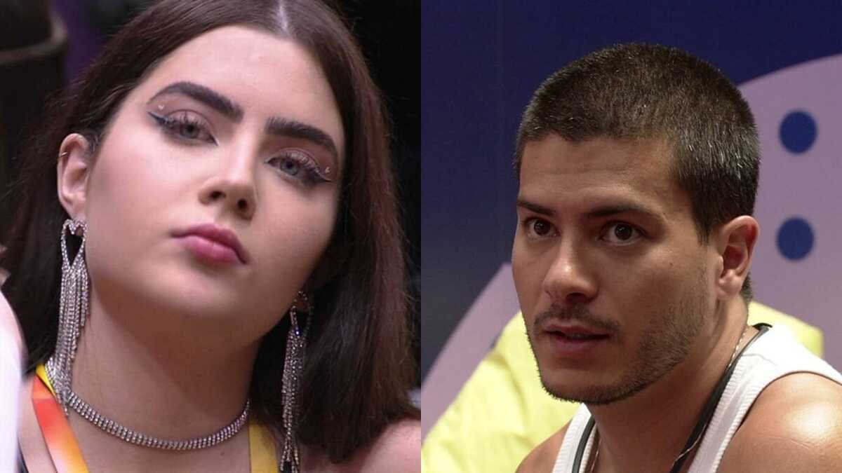 BBB22: Jade Picon e Arthur Aguiar são rivais no jogo (Foto: Reprodução)