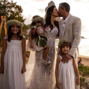 Foto do casamento de Kyra Grace e Malvino Salvador depois de 6 anos de união (Foto: Divulgação)