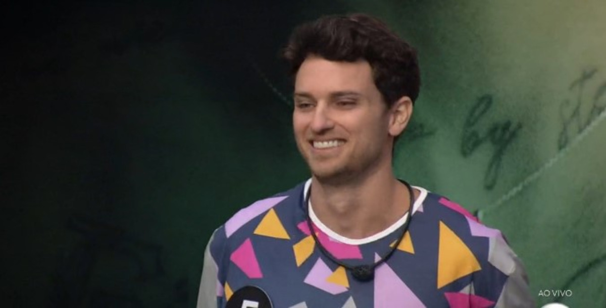 Lucas é o novo líder do BBB22 (Foto: Reprodução / Globoplay)