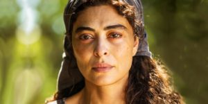 Maria Marruá é Juliana Paes na novela Pantanal (Foto: Divulgação/Globo/Montagem/Thais Teles)