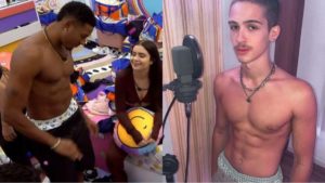 Paulo André e Jade Picon tem envolvimento no BBB22; ex-de Jade assume votos contra atleta (Montagem/ Reprodução)