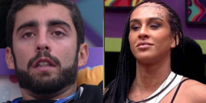 Pedro Scooby e Linn da Quebrada no BBB22 (Foto: Reprodução)