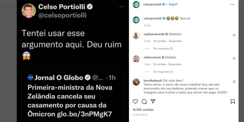 "Deu ruim", Celso Portiolli entrega desejo de dar fim em casamento e expõe motivo: "Usar esse argumento"