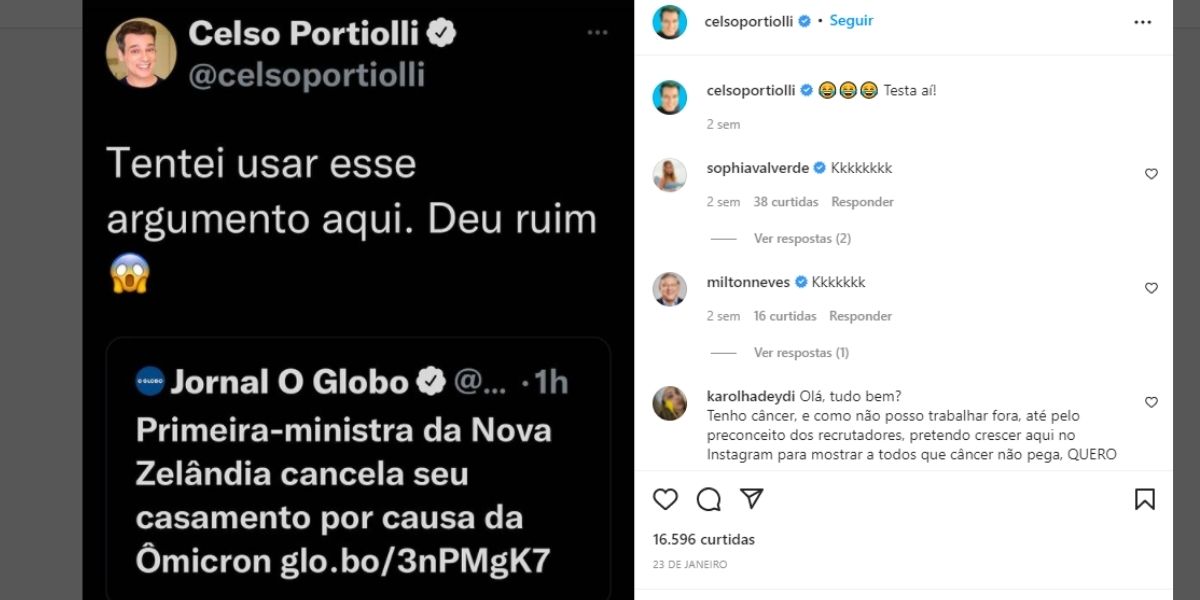 "Deu ruim", Celso Portiolli entrega desejo de dar fim em casamento e expõe motivo: "Usar esse argumento"